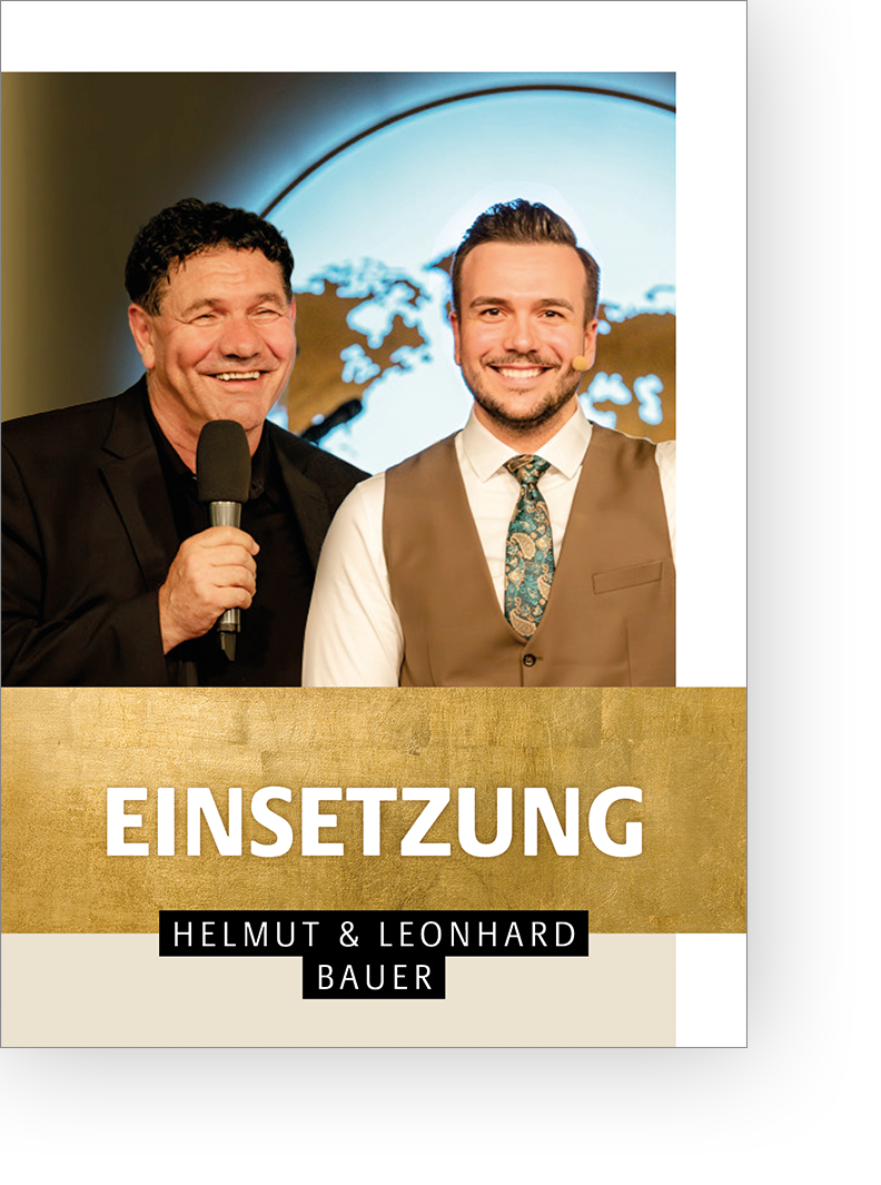 Helmut & Leonhard Bauer - Einsetzung - 27.05.23 Live in Nürnberg - Mp3 CD
