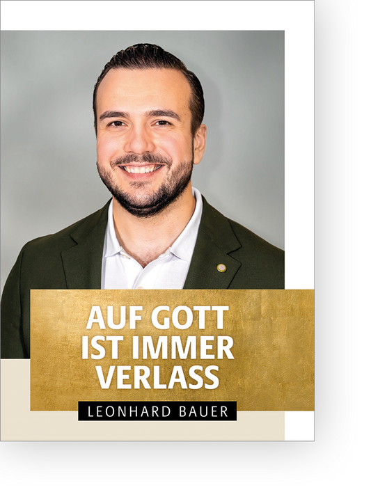 Leonhard Bauer - Auf Gott ist immer Verlass - 17.02.24 Live in Nürnberg - Mp3 CD