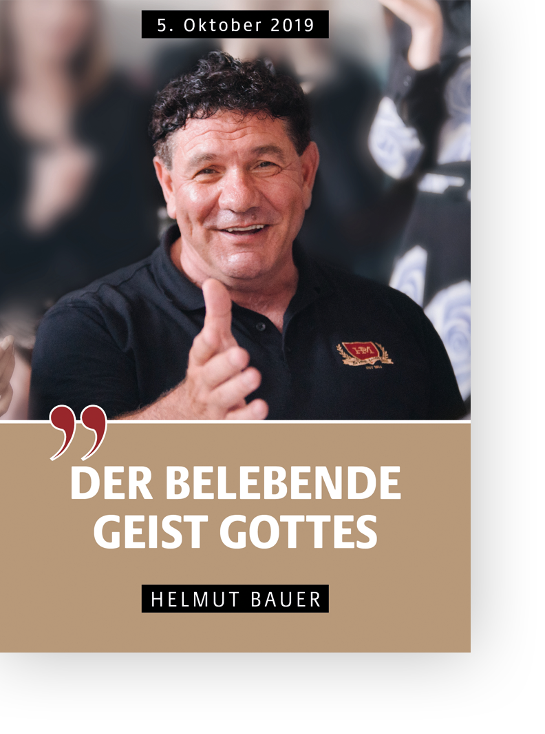05.10.19 Helmut Bauer - Der belebende Geist Gottes - Mp3 CD